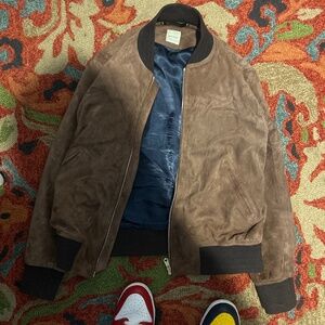 Paul smith suede bomber jacket